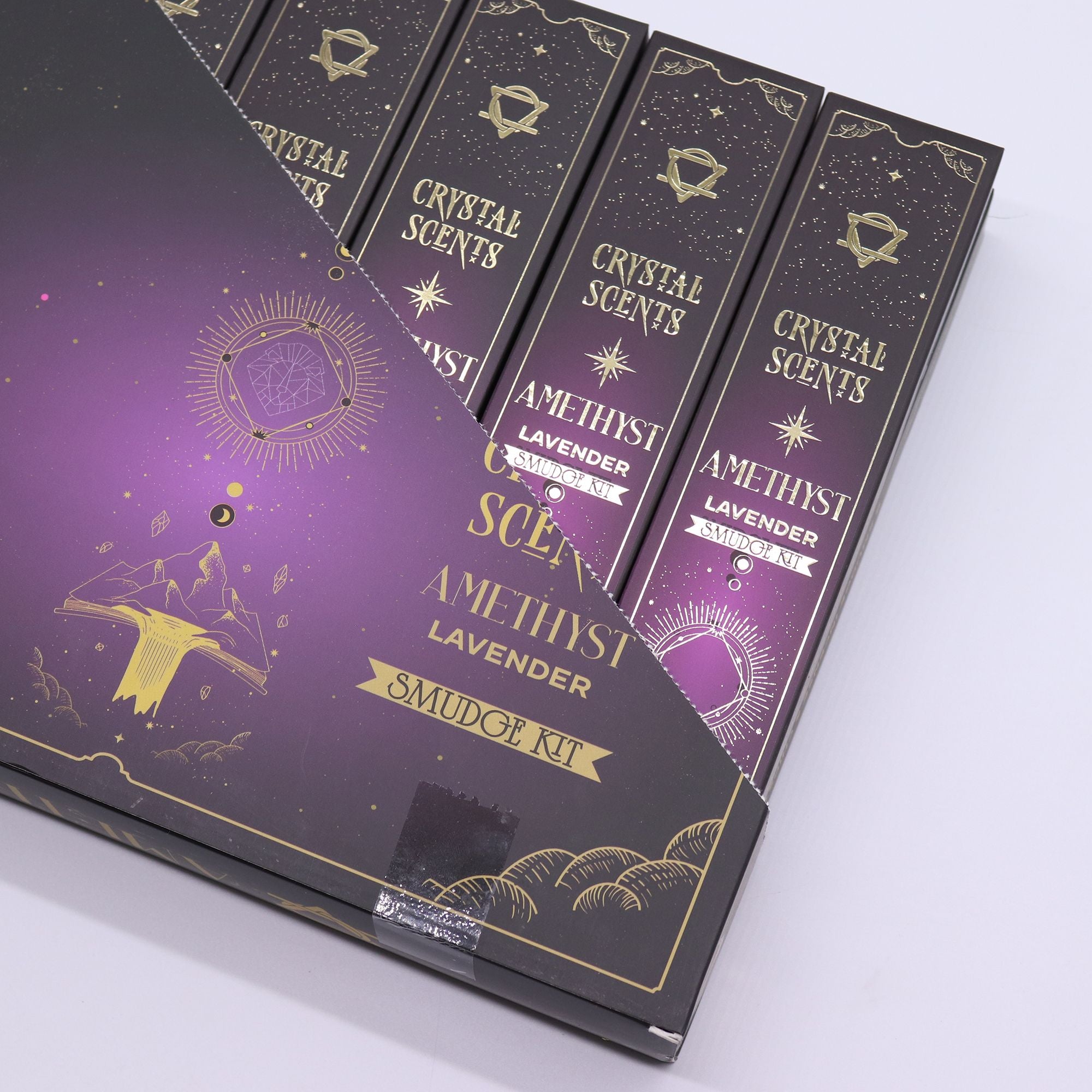 Crystal Scents Smudge Incense - Amethyst -  Lavender