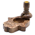 Mango-Holz-Räucherkegel-Brenner klein – Hamsa