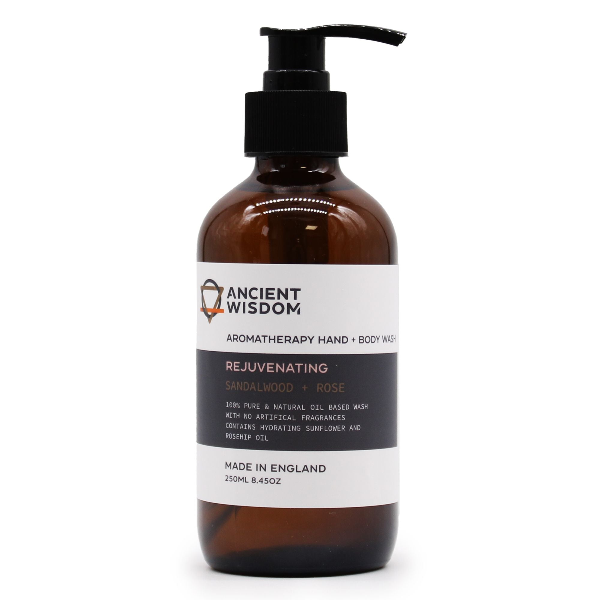 Aromatherapy Hand & Body Wash 250ml - Sandalwood & Rose