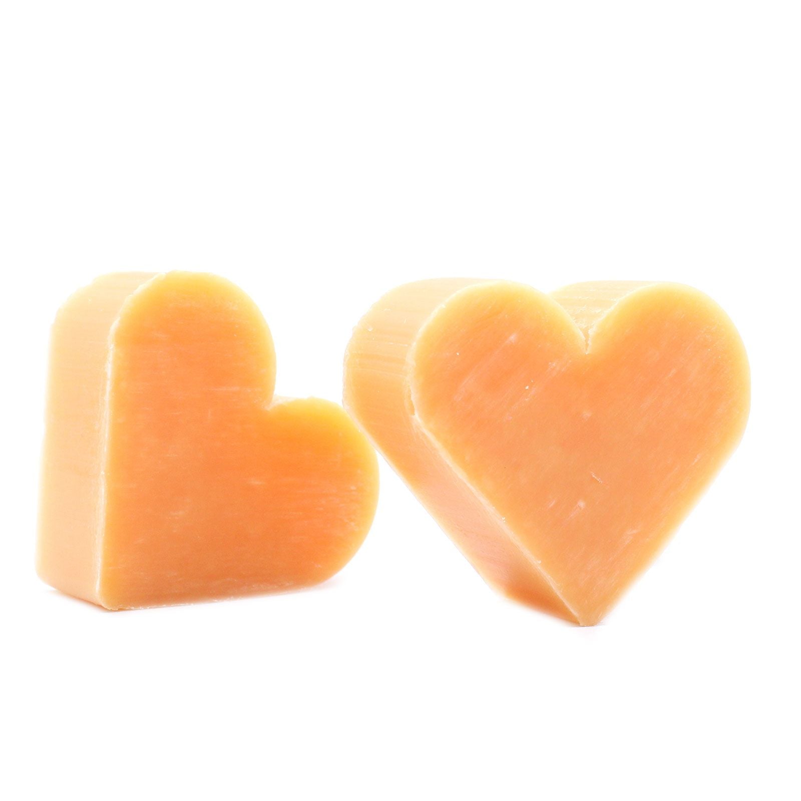 Heart Guest Soaps 10x - Orange & Warm Ginger
