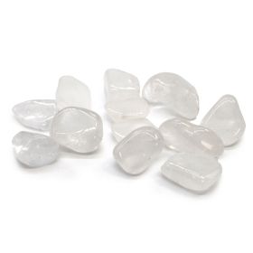 Tumble Stone x24 - L - Rock Crystal (A Grade)