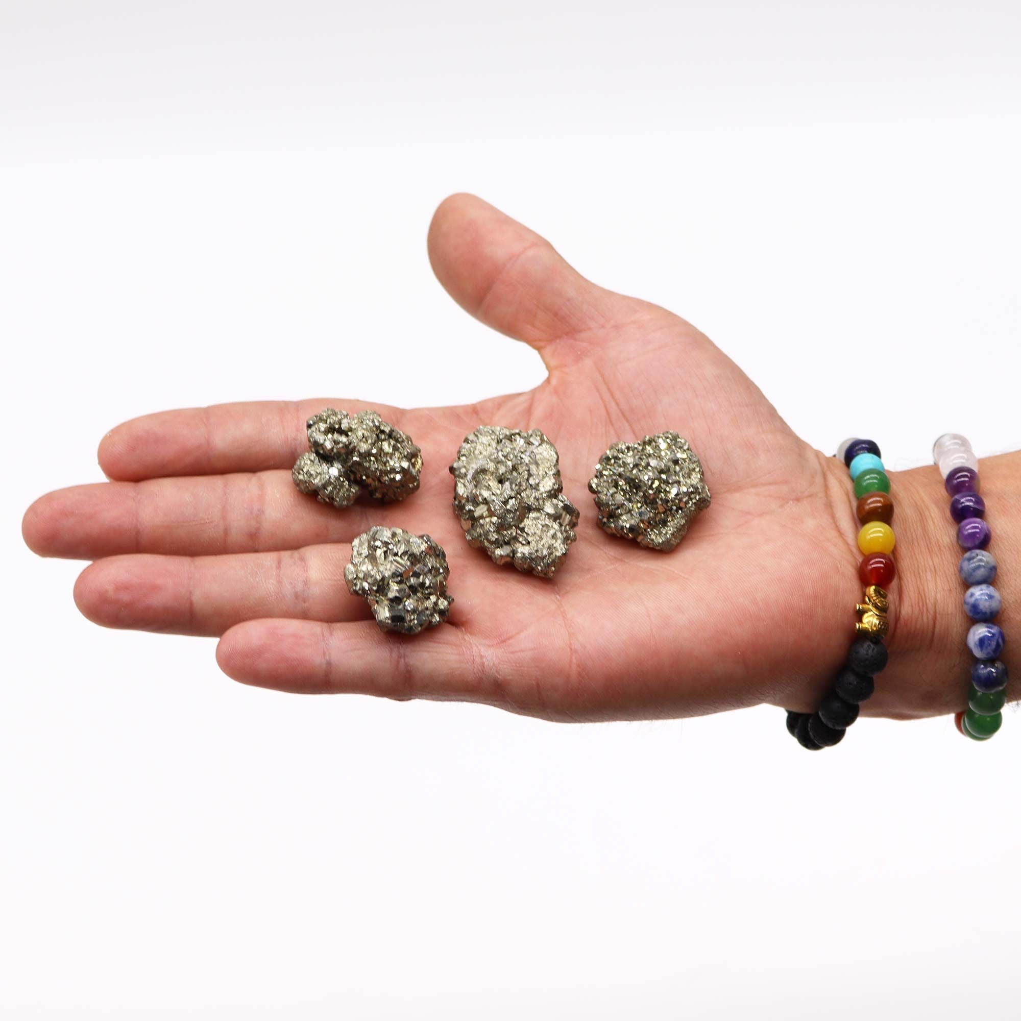 Peruvian Pyrite - First Grade Medium Size (Approx. 35–50 mm)