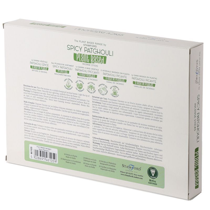 Stamford Plant Based Incense Sticks - Spicy Patchouli