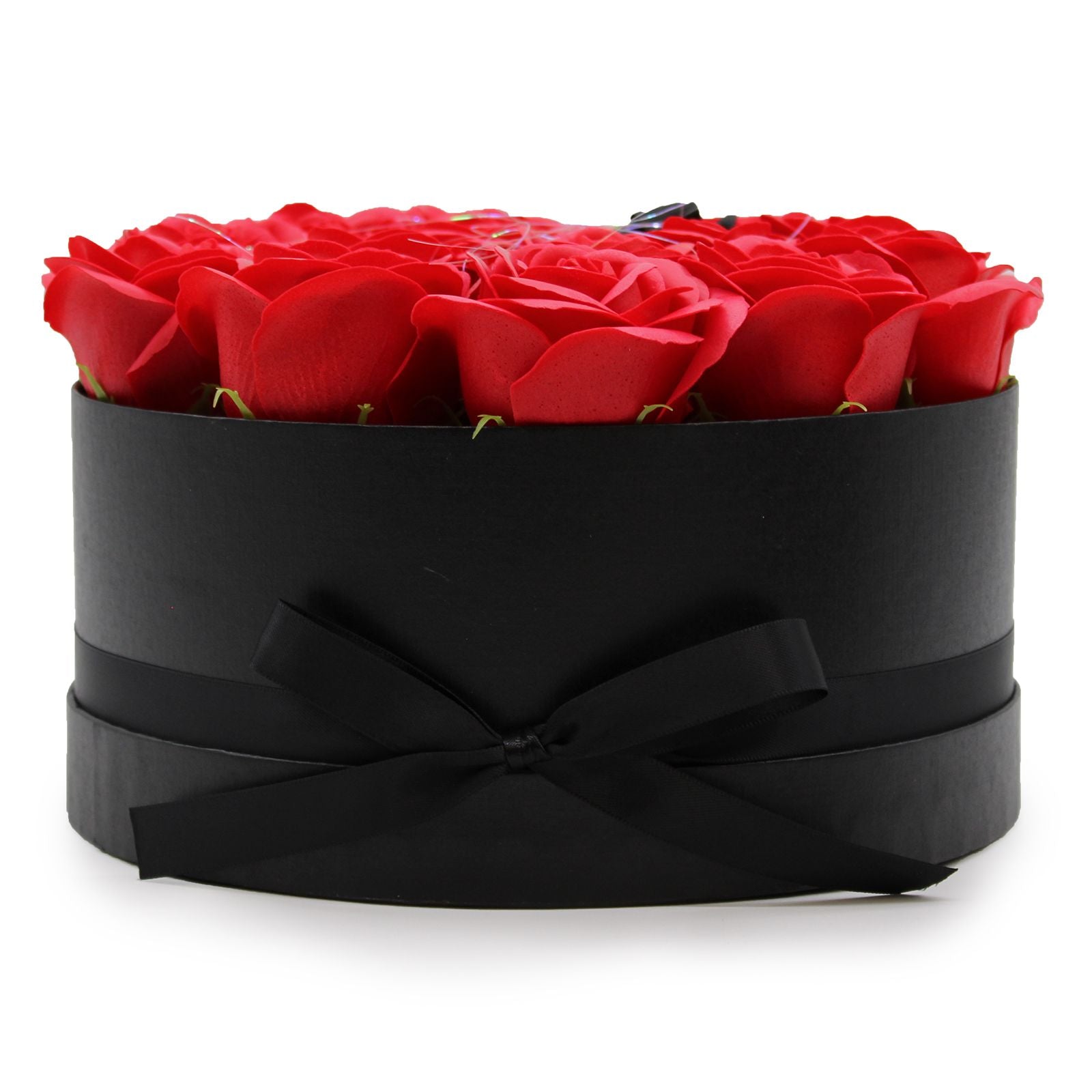 Flower Round Box - Red Roses