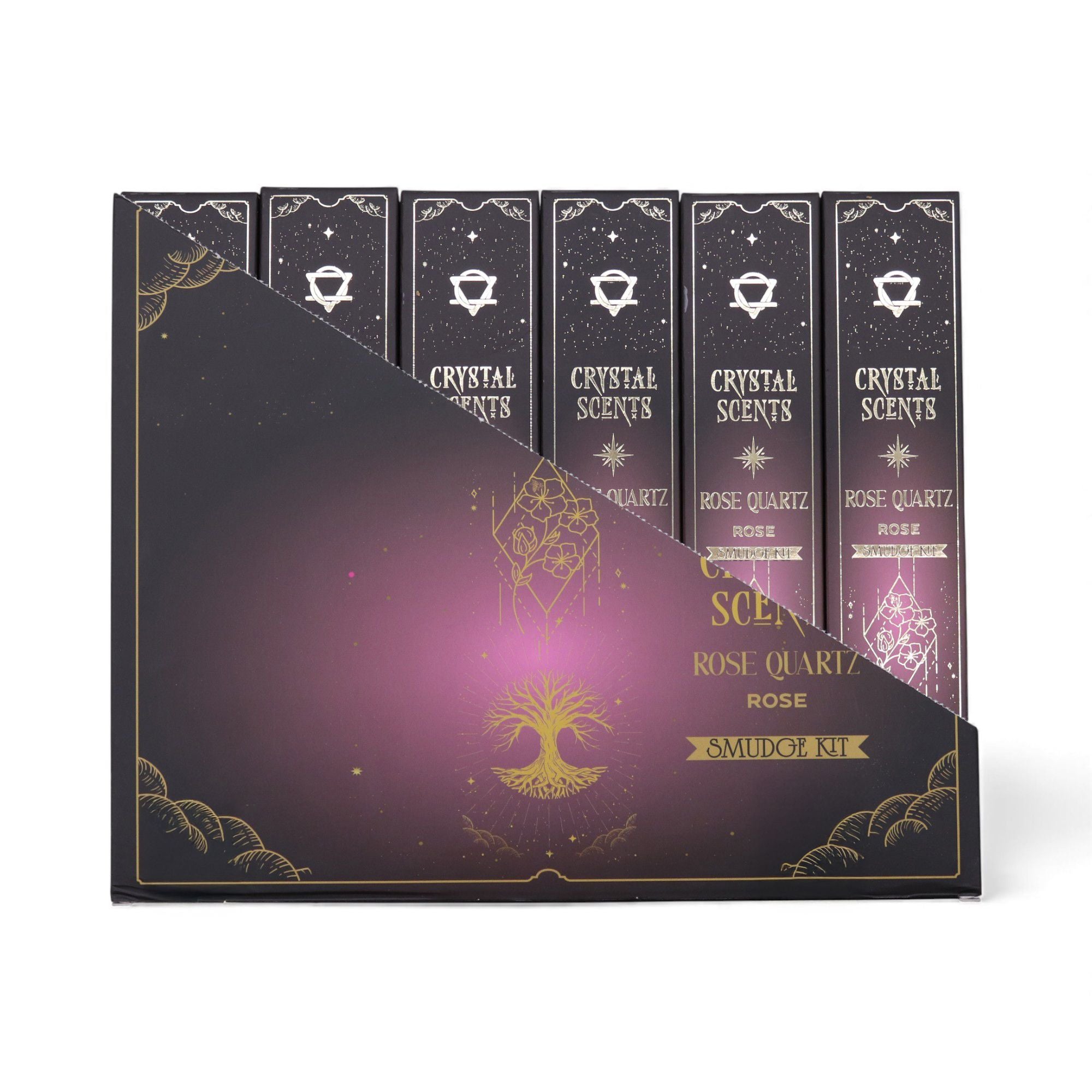 Crystal Scents Smudge Incense - Rose Quartz - Rose