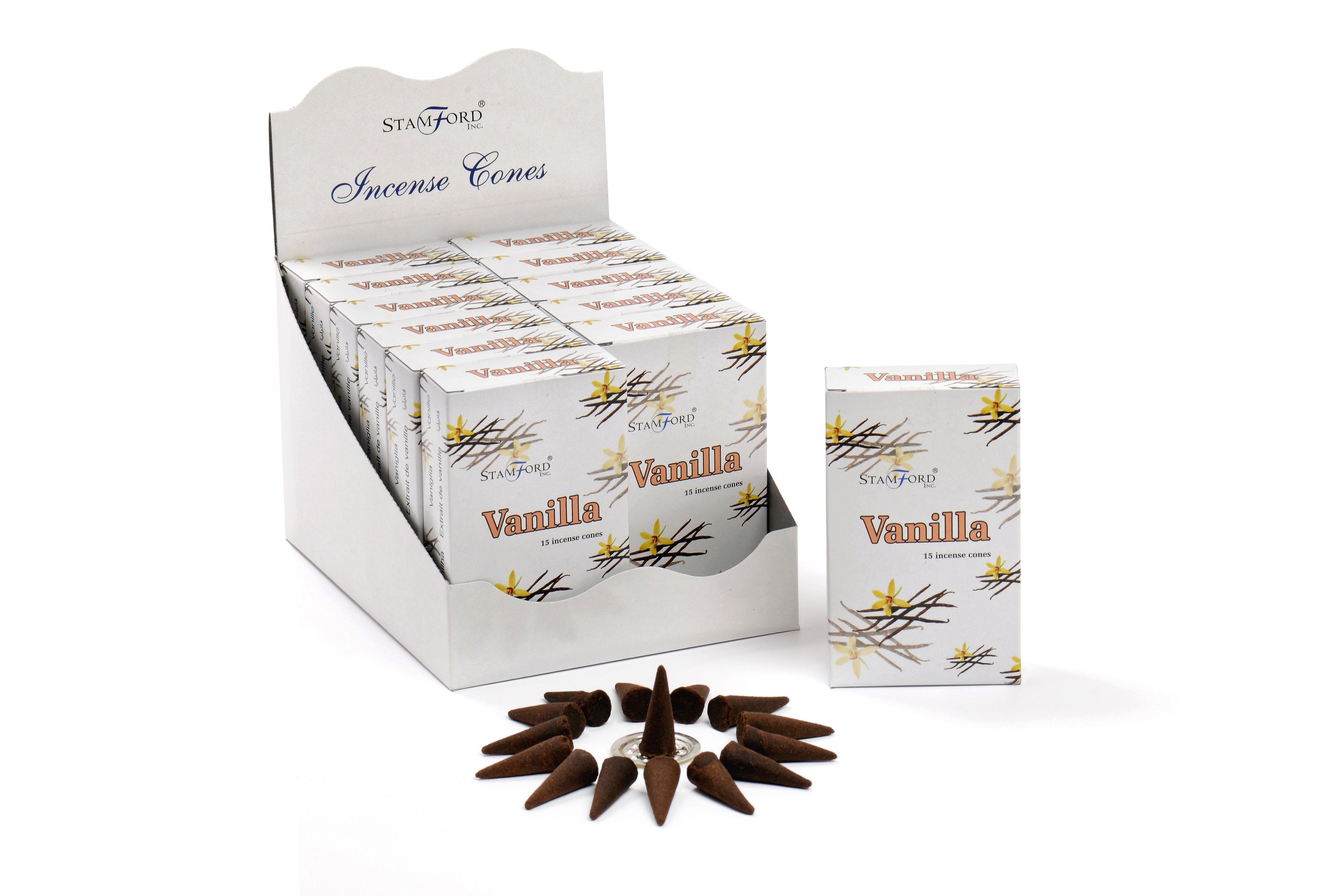 Stamford Incense Cones - Vanilla