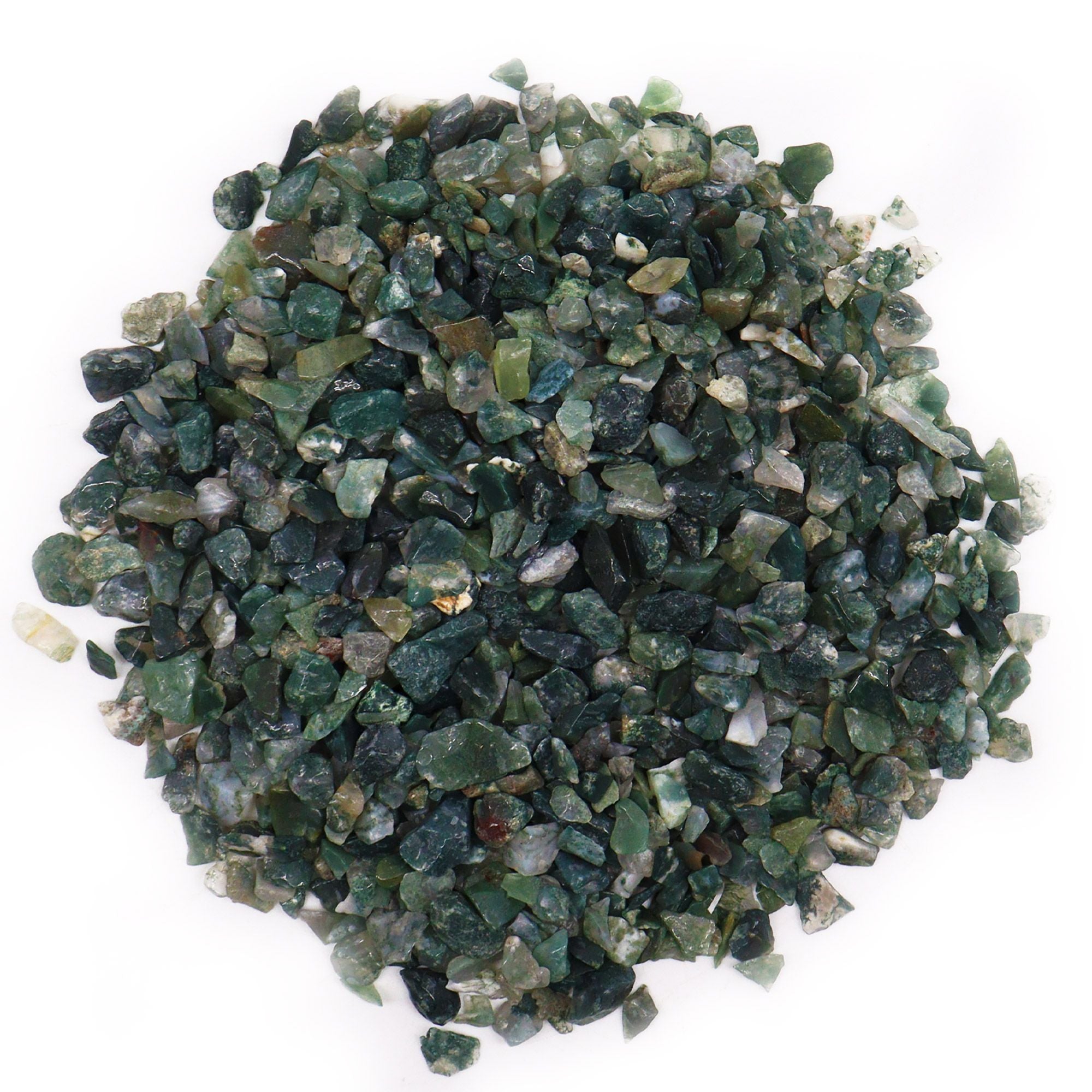 Gemstone Chips 1KG - Moss Agate