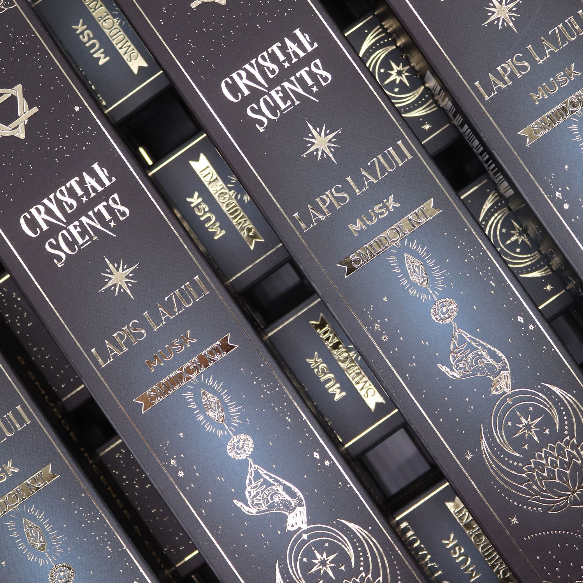 Crystal Scents Räucherstäbchen – Lapislazuli – Moschus