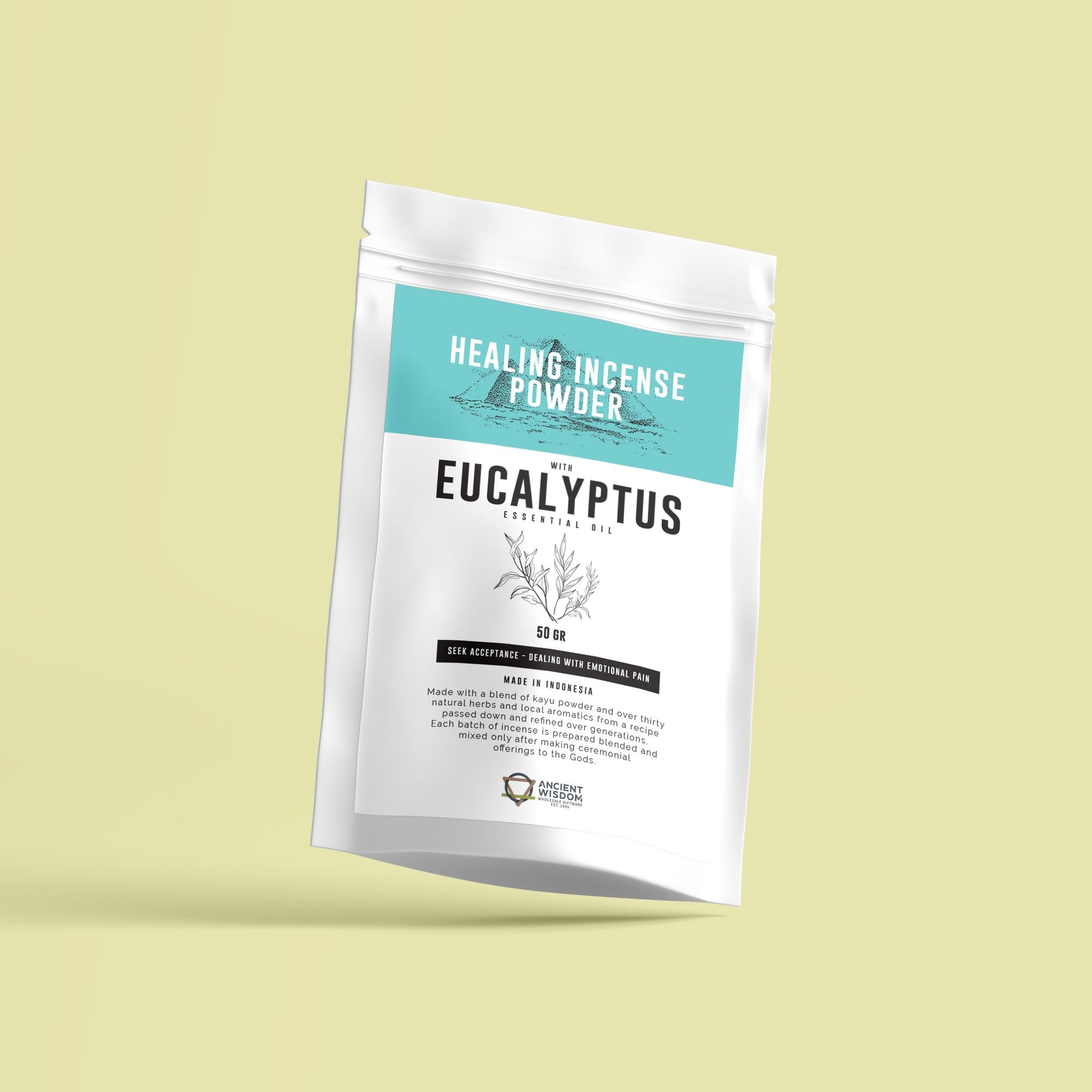 Healing Incense Powder - Eucalyptus 50g