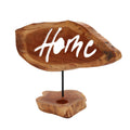 Wooden Candle Holder - Home Sign