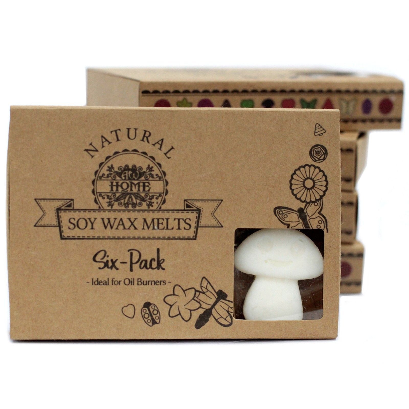 Box of 6 Wax Melt Mushrooms - White Musk