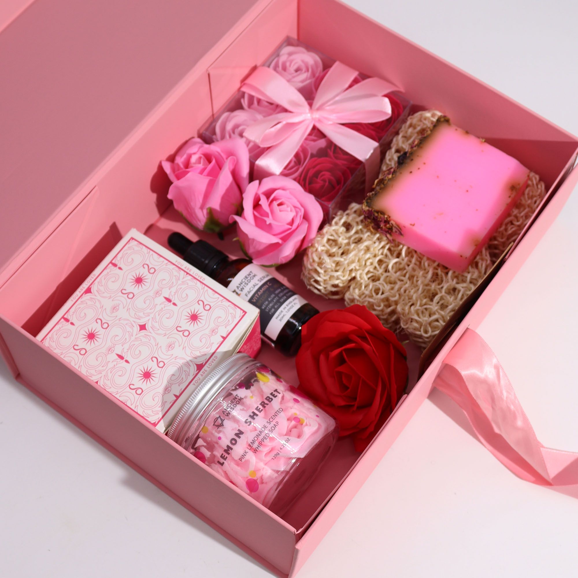 Flat Pack Gift Box - Large - Pink