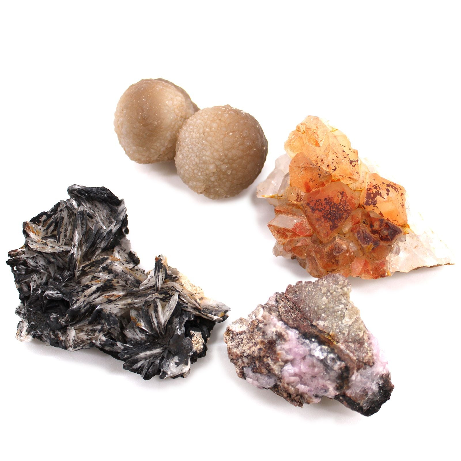 Mineral Specimens - Mixed Pieces (Approx. 24 Pieces per Tray)