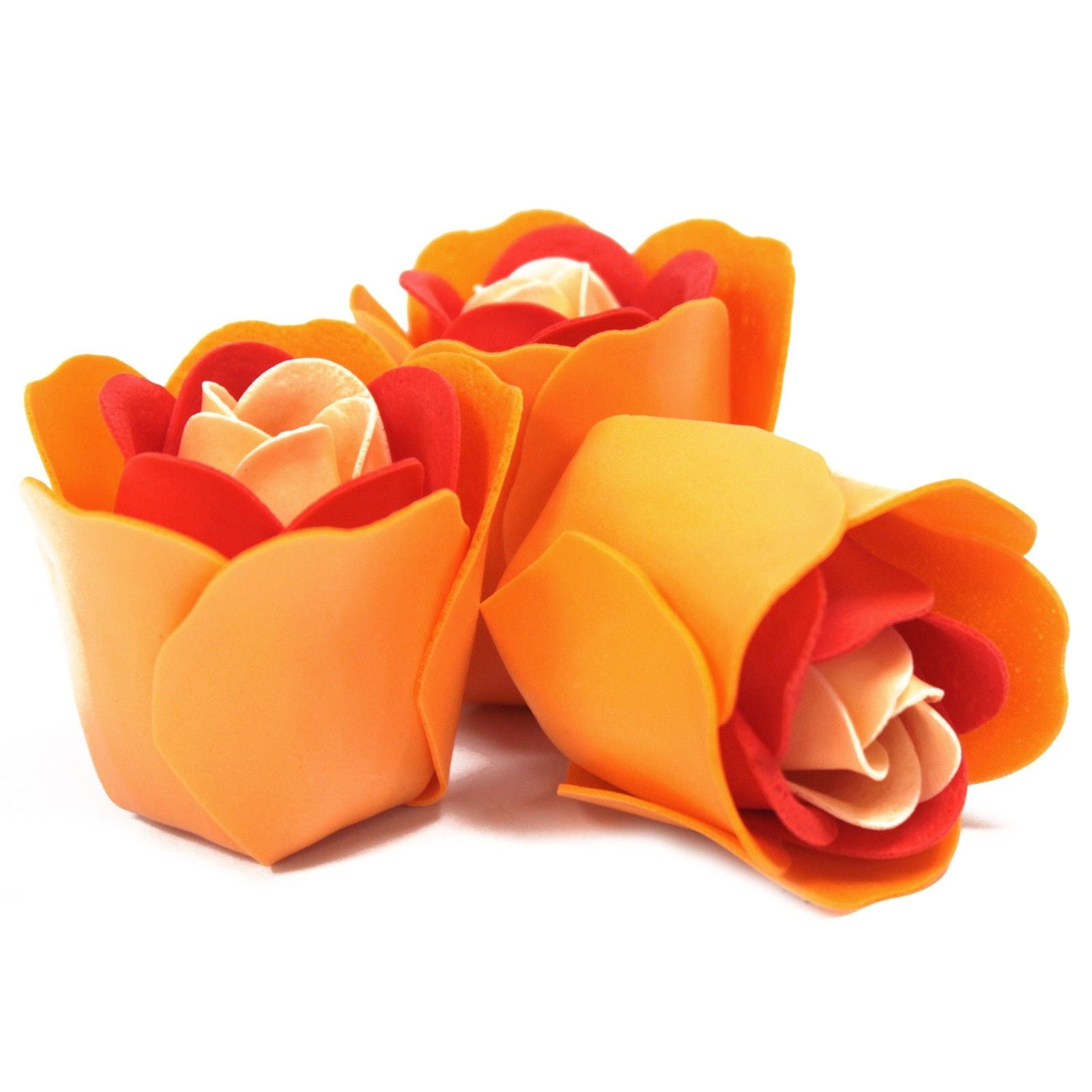 Heart Box of 3 - Peach Roses