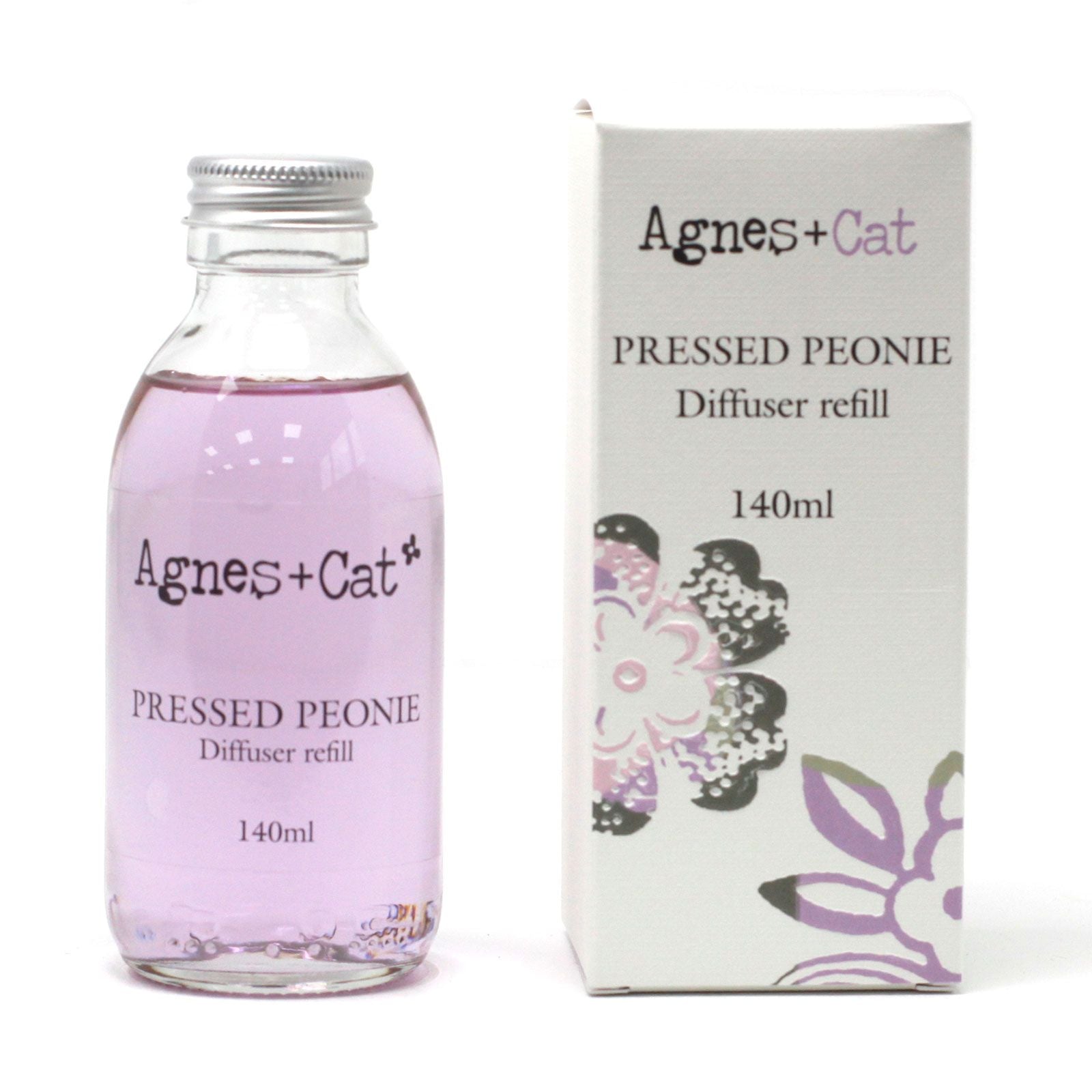 Agnes + Cat Reed Diffuser Refill 140 ml – Pressed Peonies