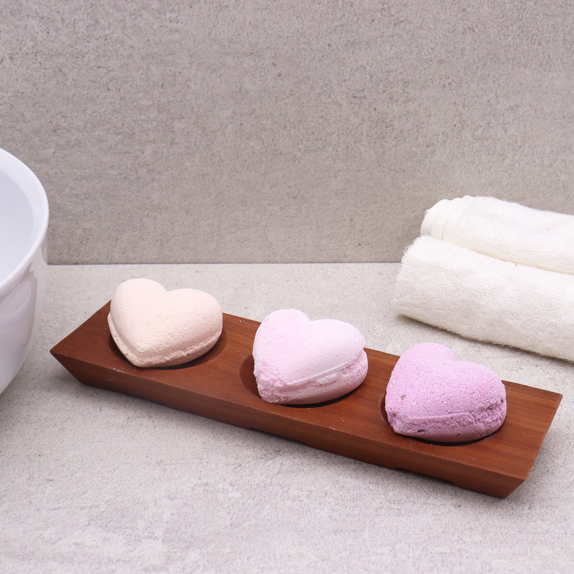 Mahogany Soap Dish - Three Bay