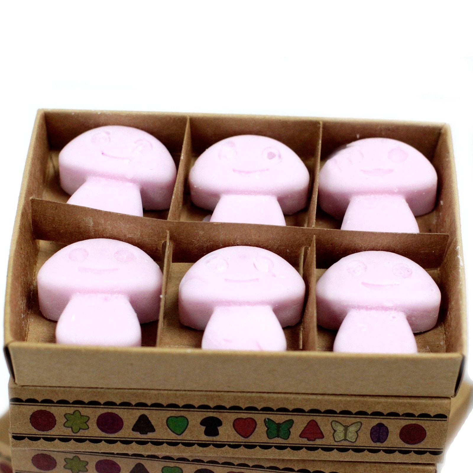 Box of 6 Wax Melt Mushrooms - Ylang Ylang