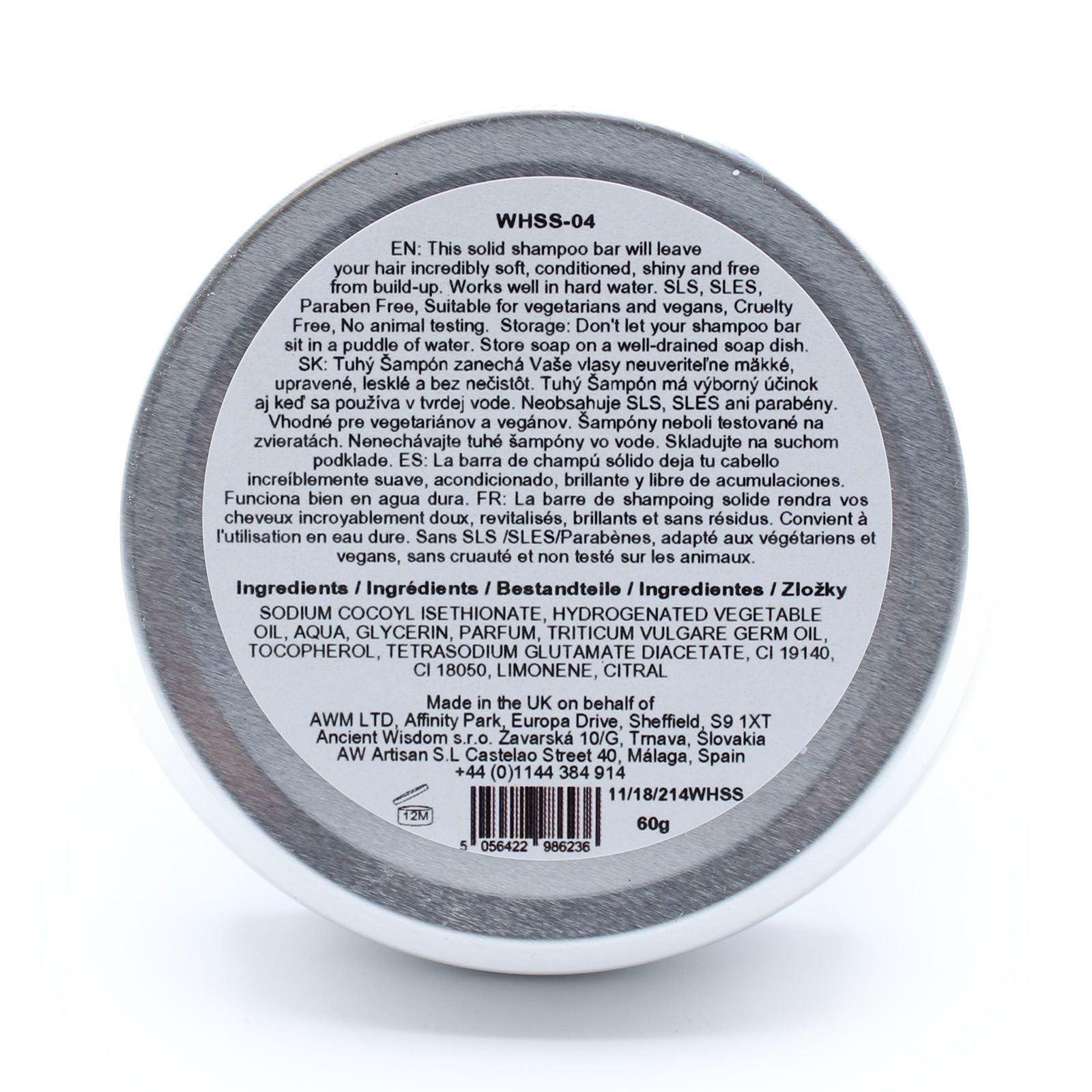 Wild Hare Solid Shampoo 60 g – Tutti Frutti