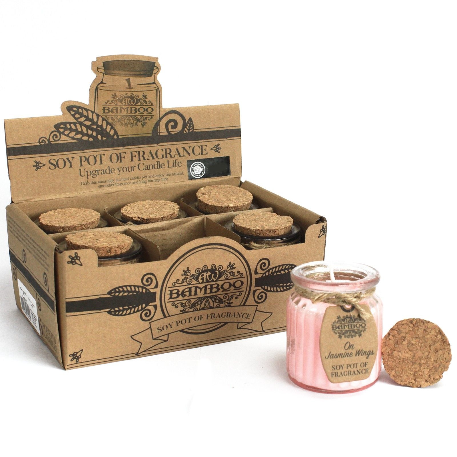 Soy Fragrance Candle Pot – On Jasmine Wings