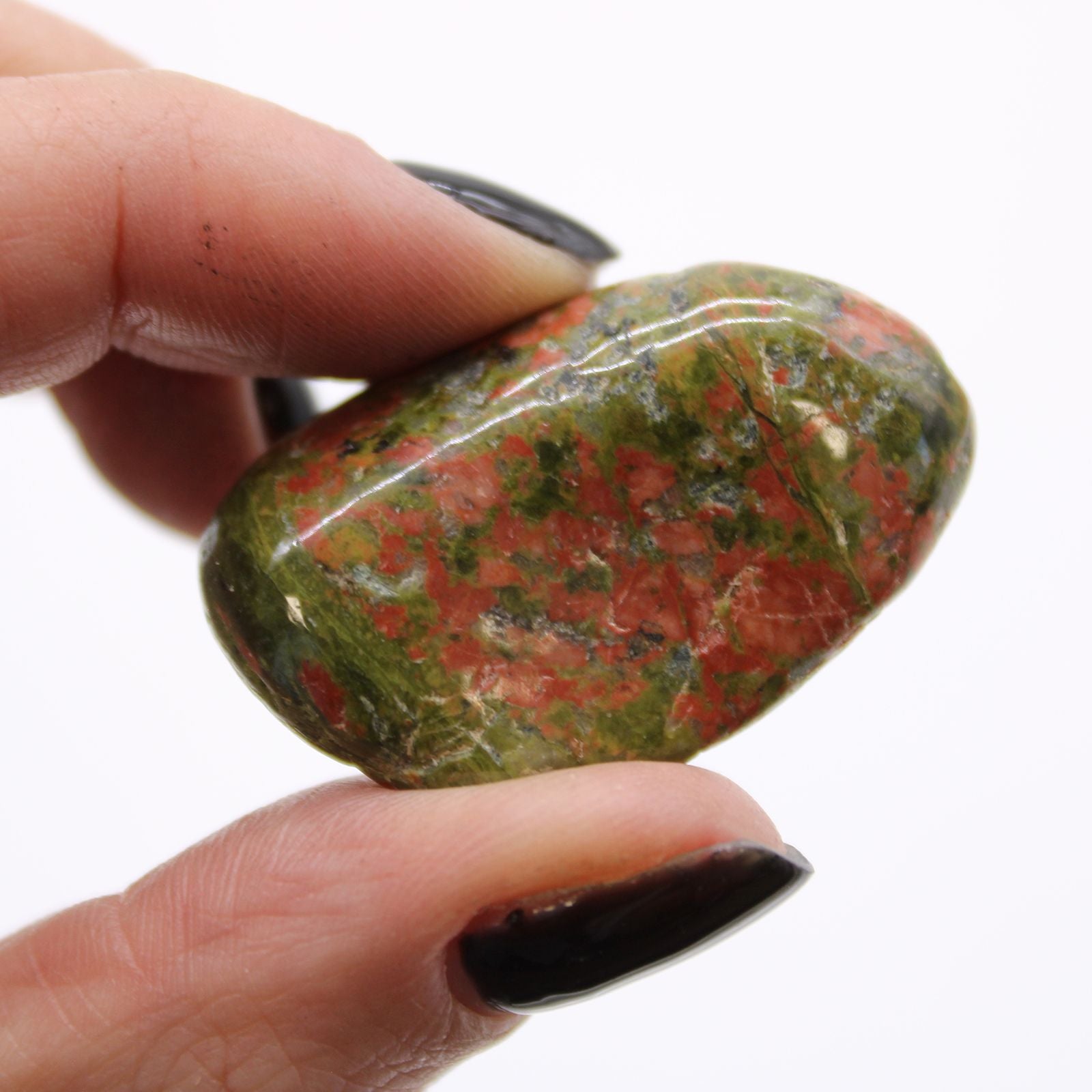 African Tumble Stone x12 - Medium - Unakite