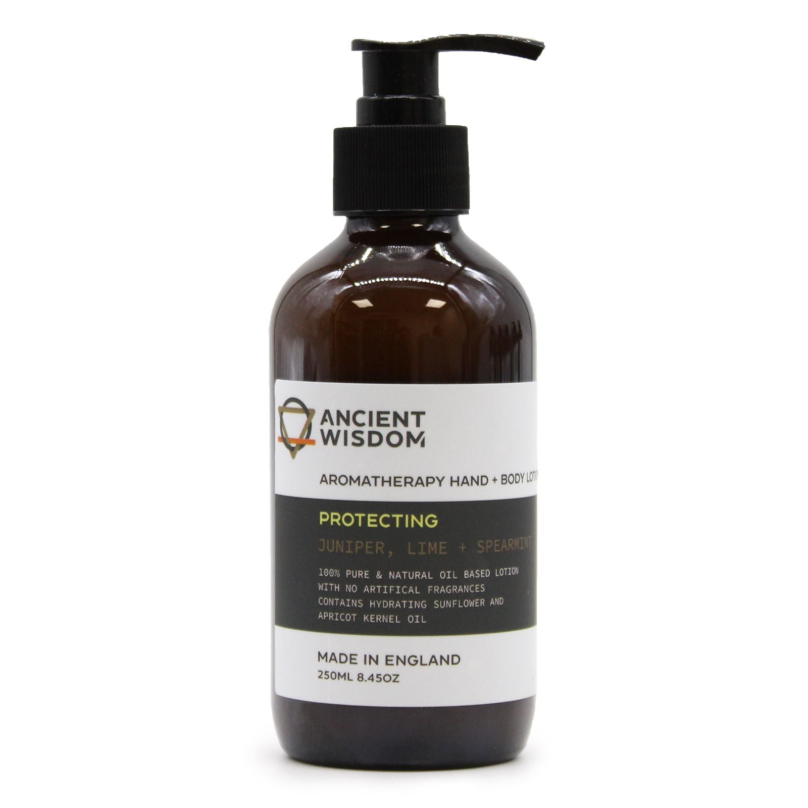 Aromatherapy Hand & Body Lotion 250ml - Juniper, Lime & Spearmint