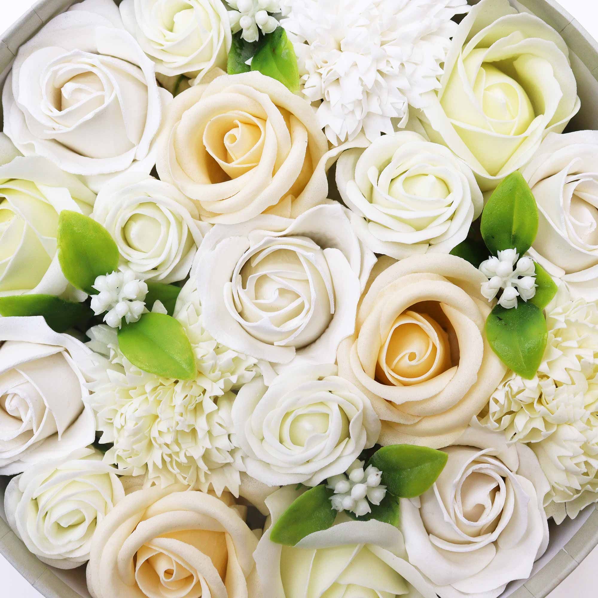 Merci Round Gift Box – Wedding Blessings White & Ivory