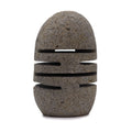 Natural Riverstone Candle Holder - Standing Stone Cut (S)
