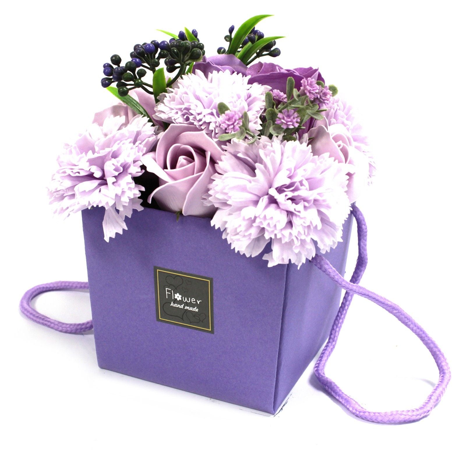 Flower Bouqet - Lavender Rose & Carnation