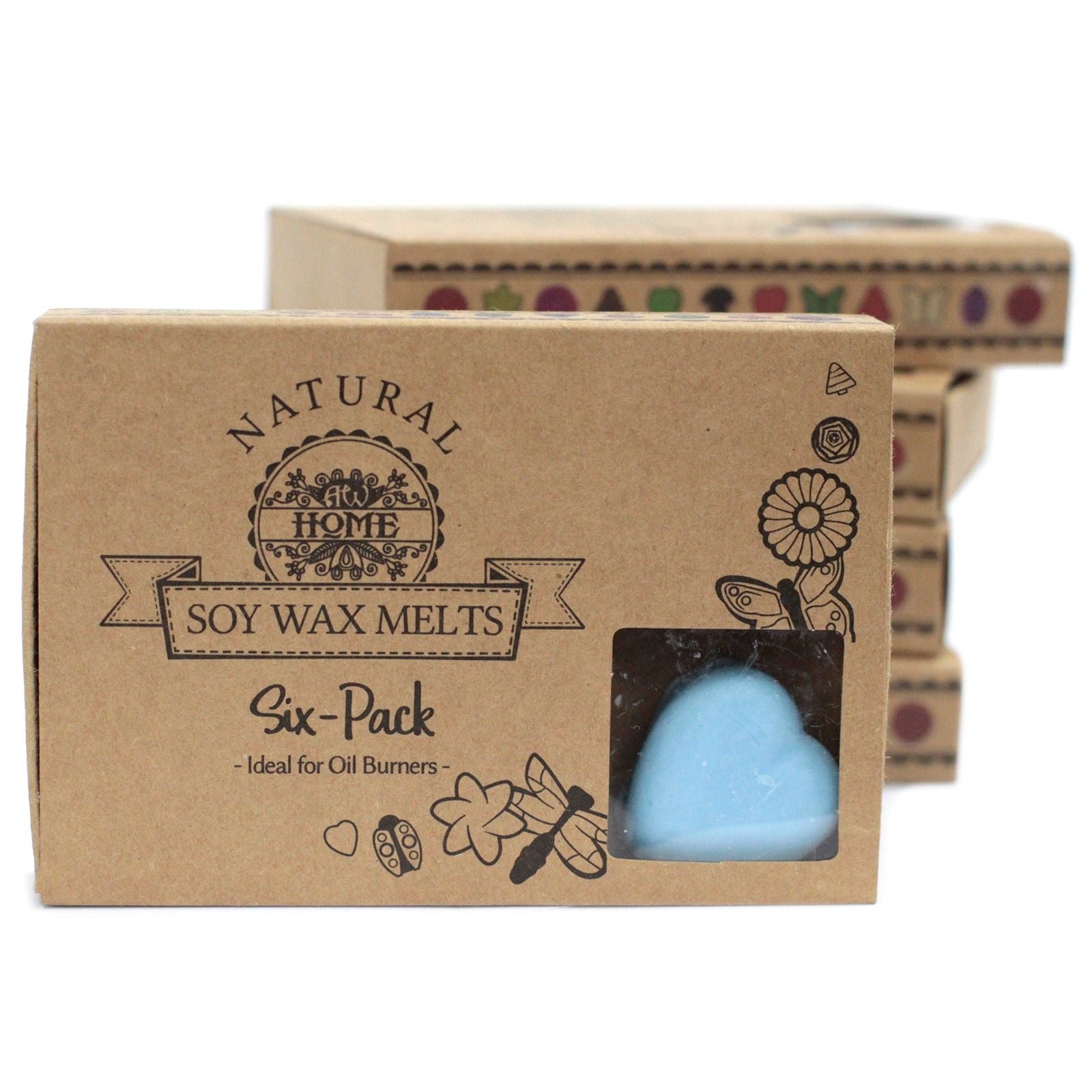 Box of 6 Wax Melt Hearts - Dewberry