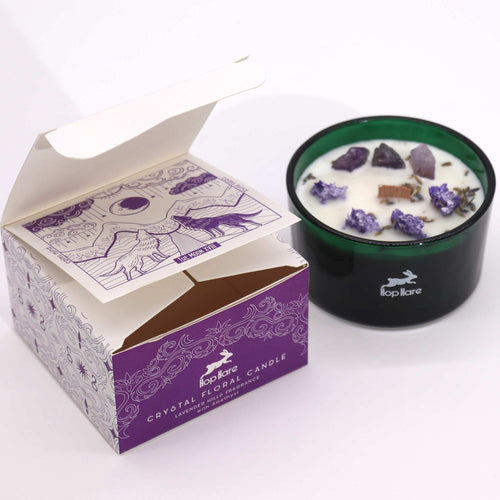 Hop Hare Crystal Magic Candle – The Moon
