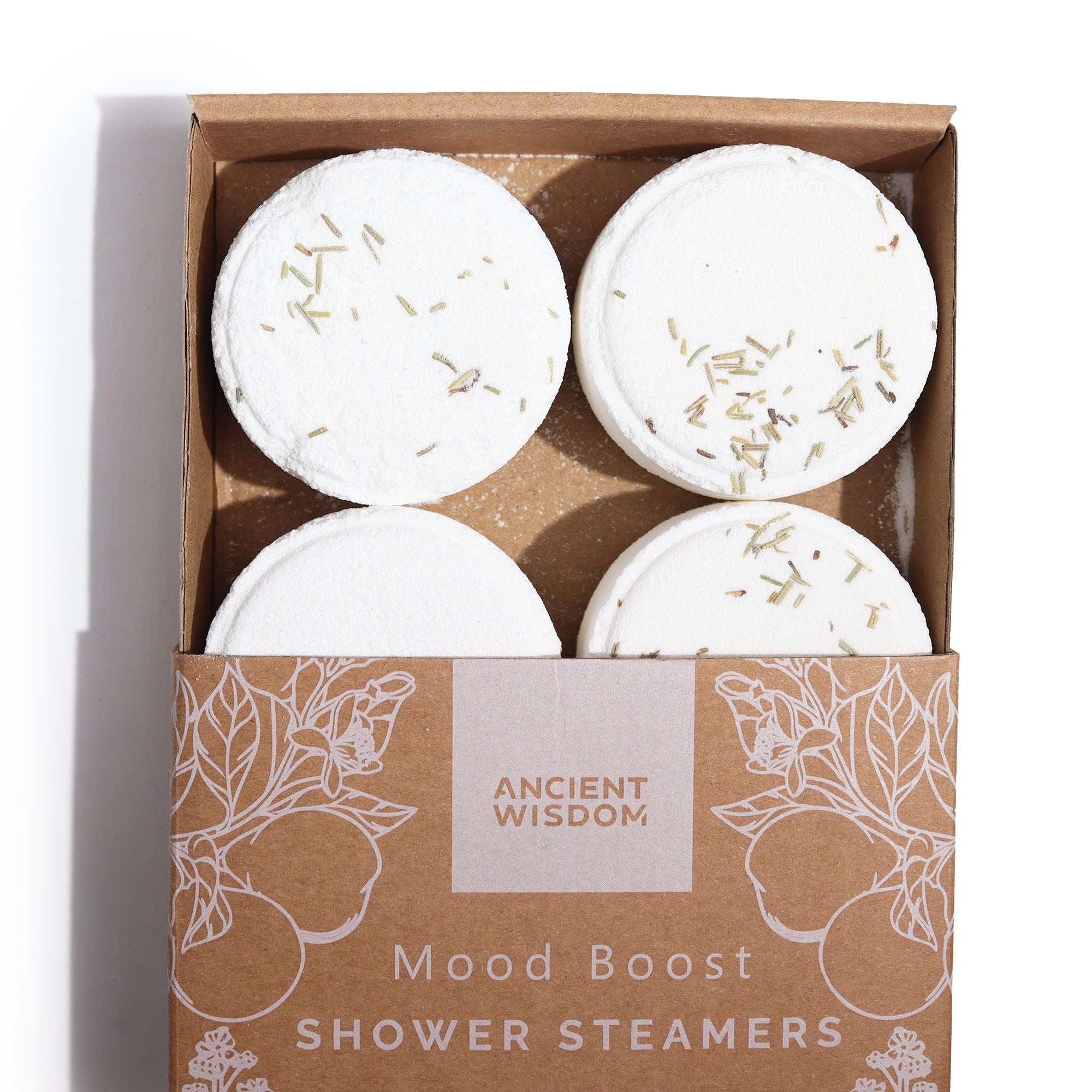 Zen Shower Steamers Set – Mood Boost (White)