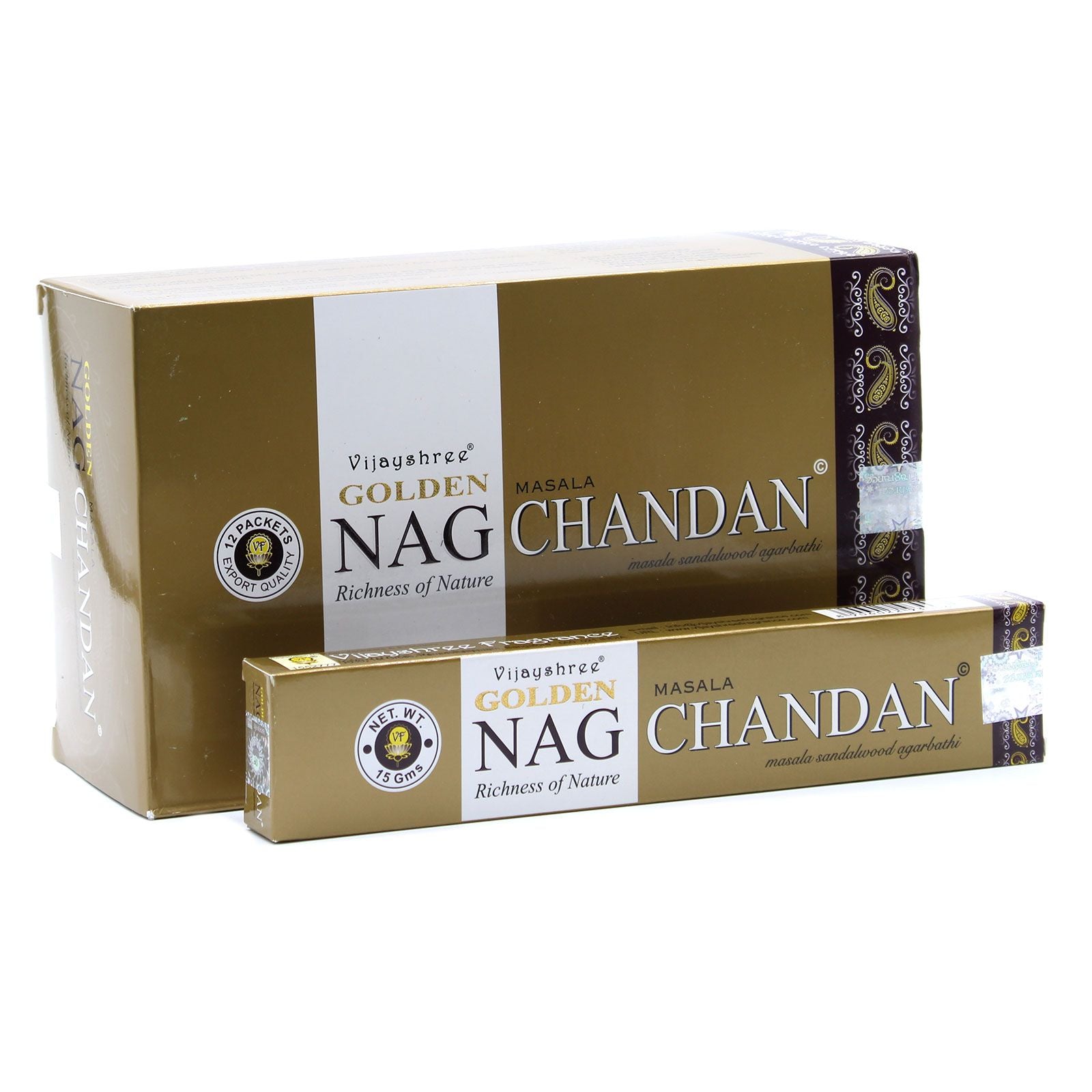 Golden Nag 15g - Chandan Incense