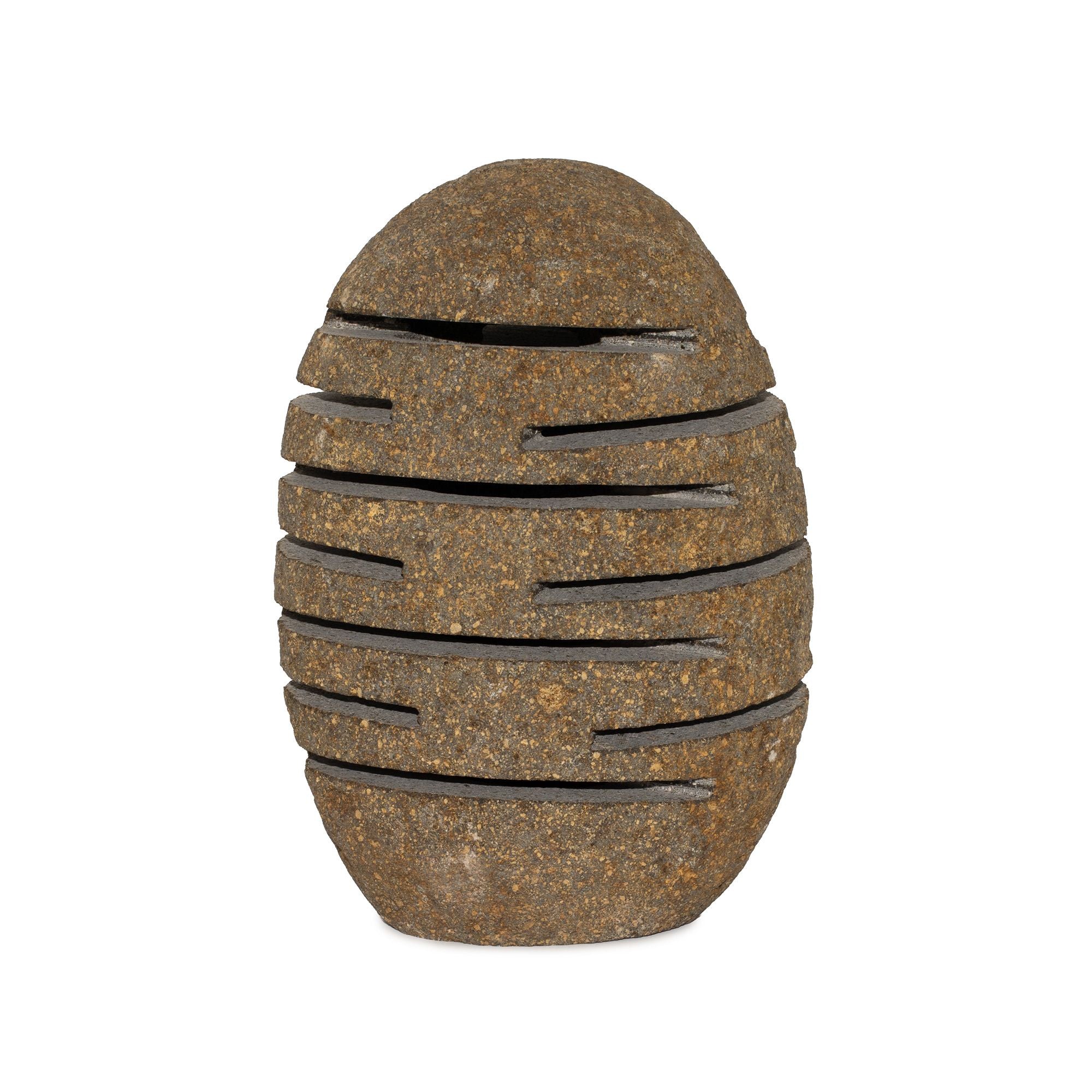 Natural Riverstone Candle Holder – Standing Stone Cut