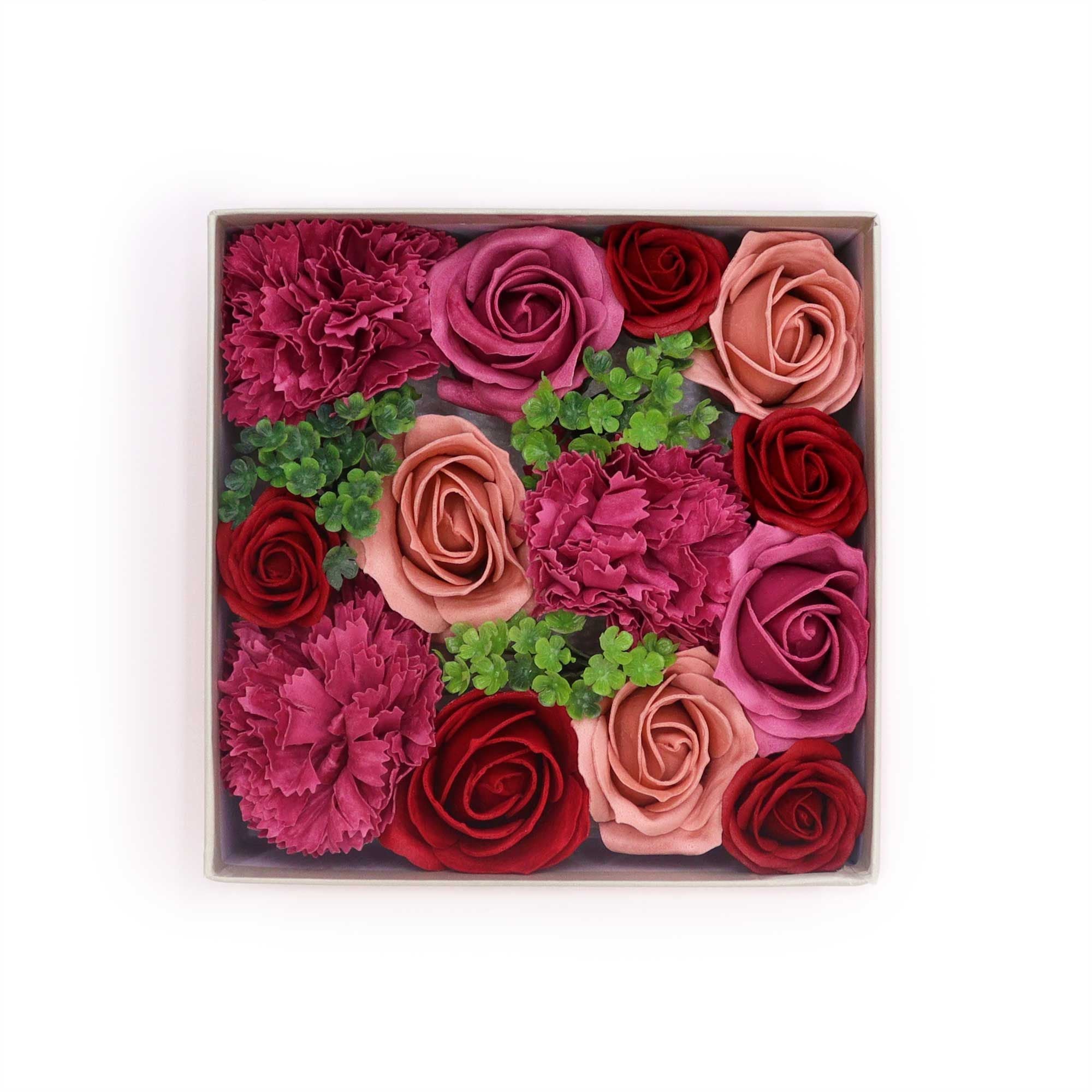 Merci Quadratische Geschenkbox - Vintage Rosen