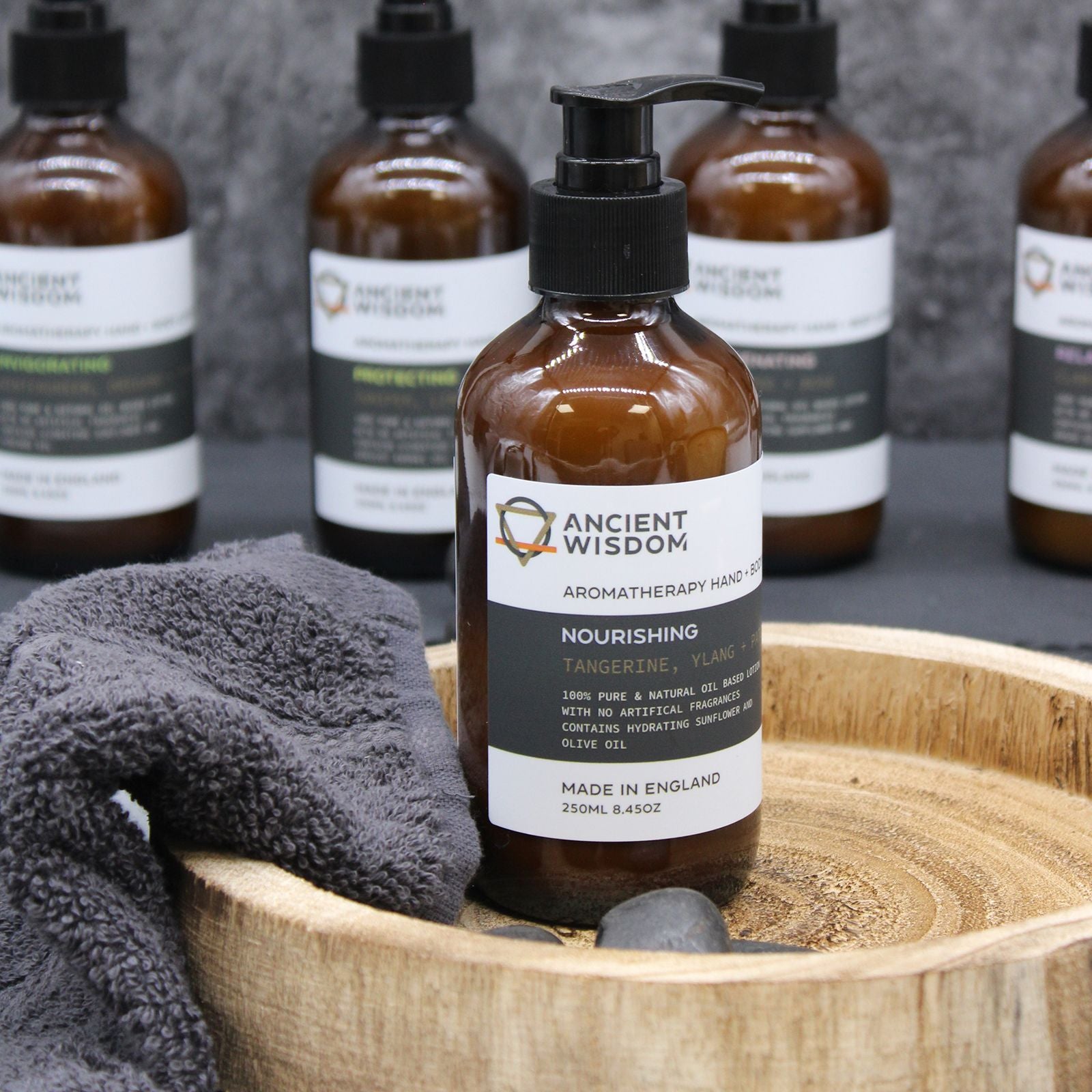 Aromatherapy Hand & Body Lotion 250ml - Tangerine, Ylang & Patchouli