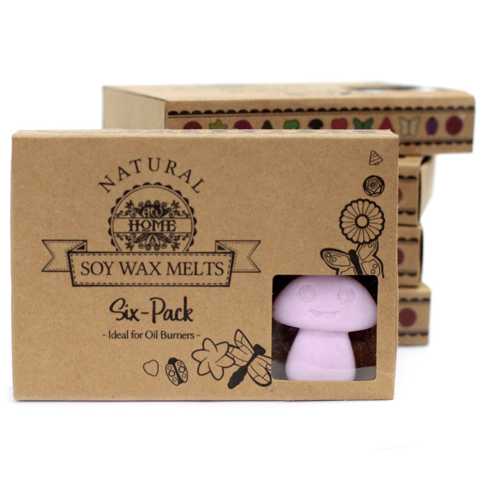 Box of 6 Wax Melt Mushrooms - Ylang Ylang