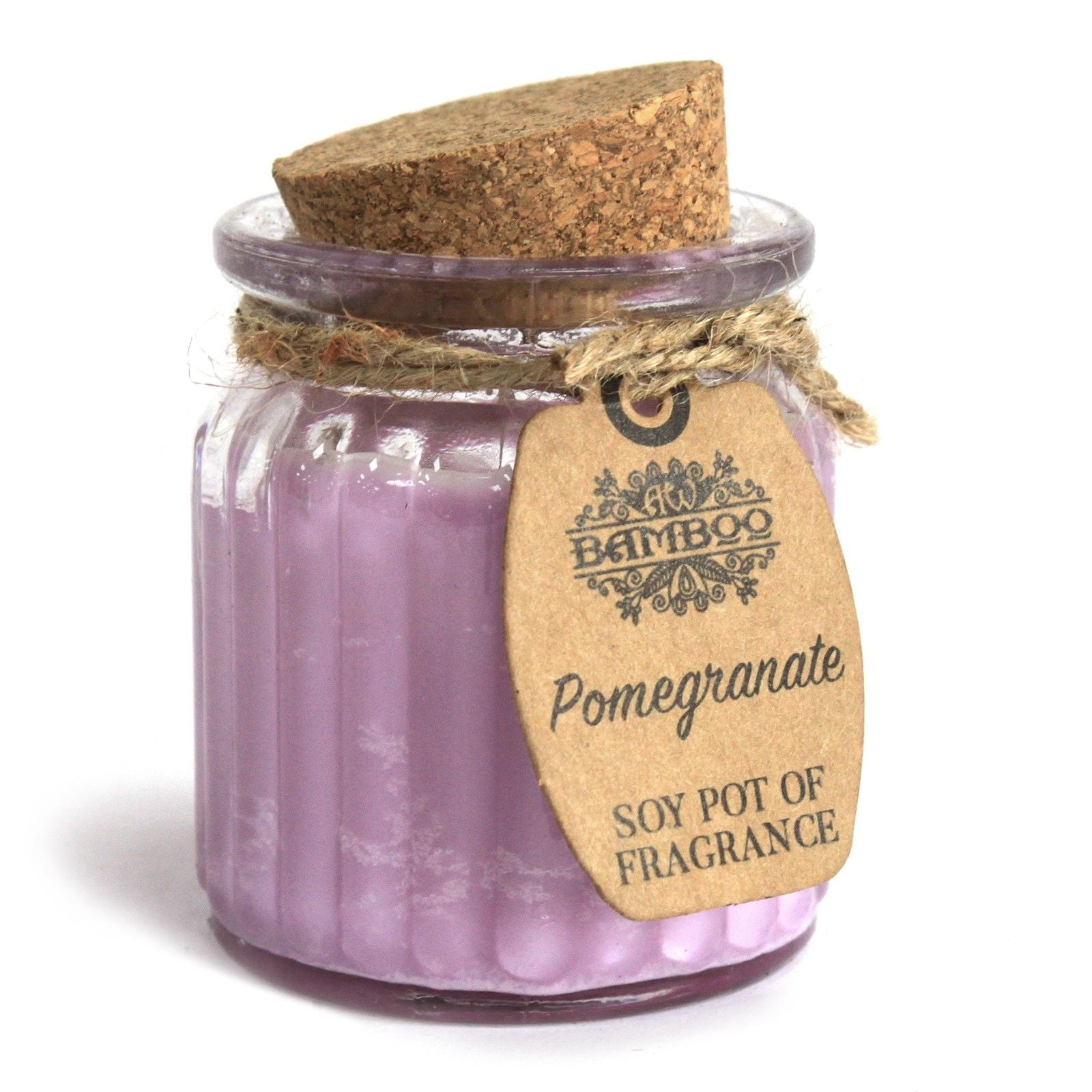 Soy Fragrance Candle Pot – Pomegranate