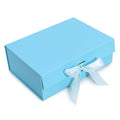 Flat Pack Gift Box - Large - Baby Blue
