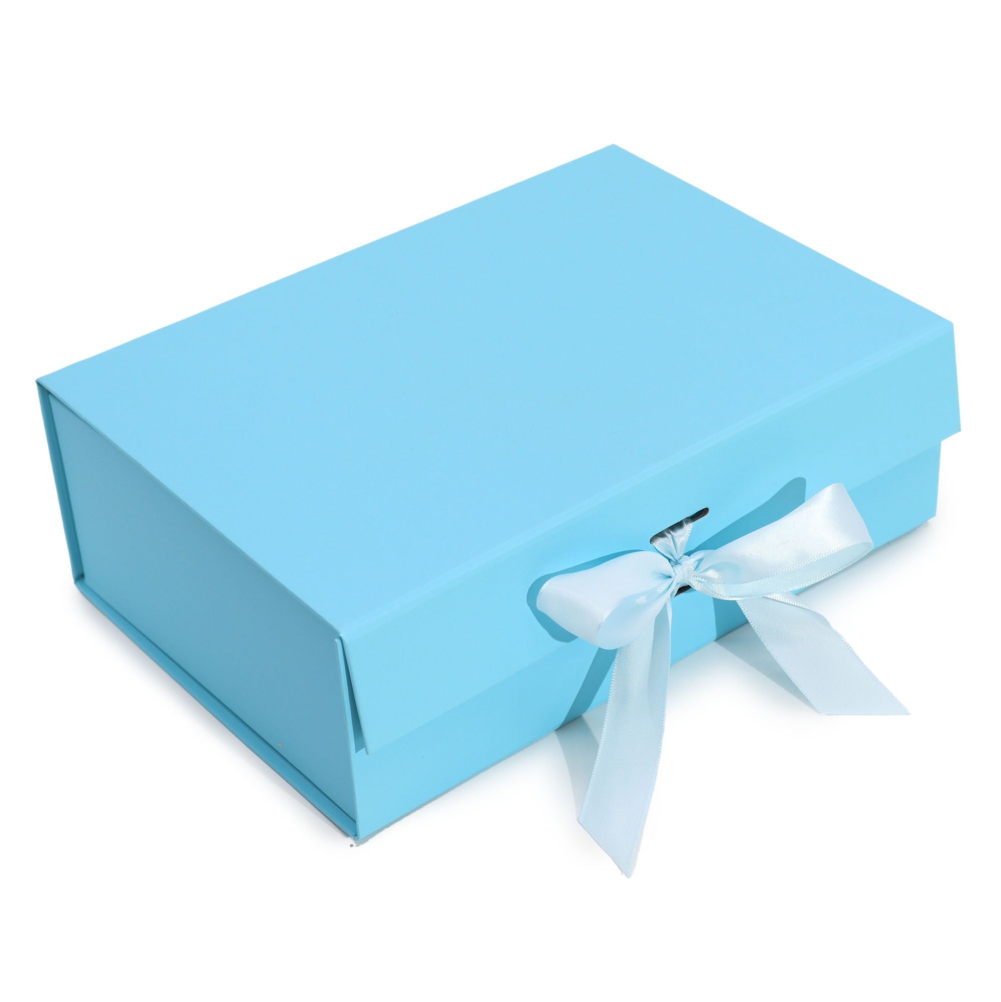 Flat Pack Gift Box - Large - Baby Blue