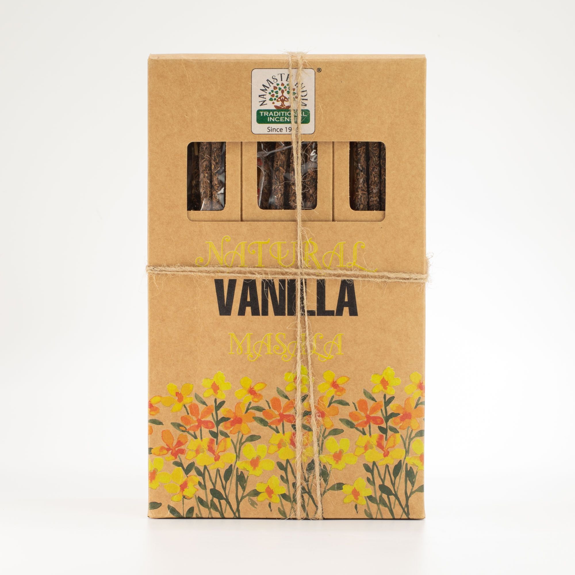 Natürliches pflanzliches Masala-Räucherwerk - Vanille