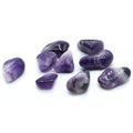 Tumble Stone x24 - Amethyst (Banded)