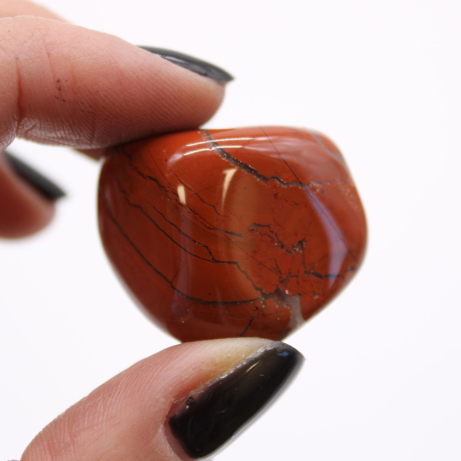 African Tumble Stone x12 - Medium - Jasper - Red