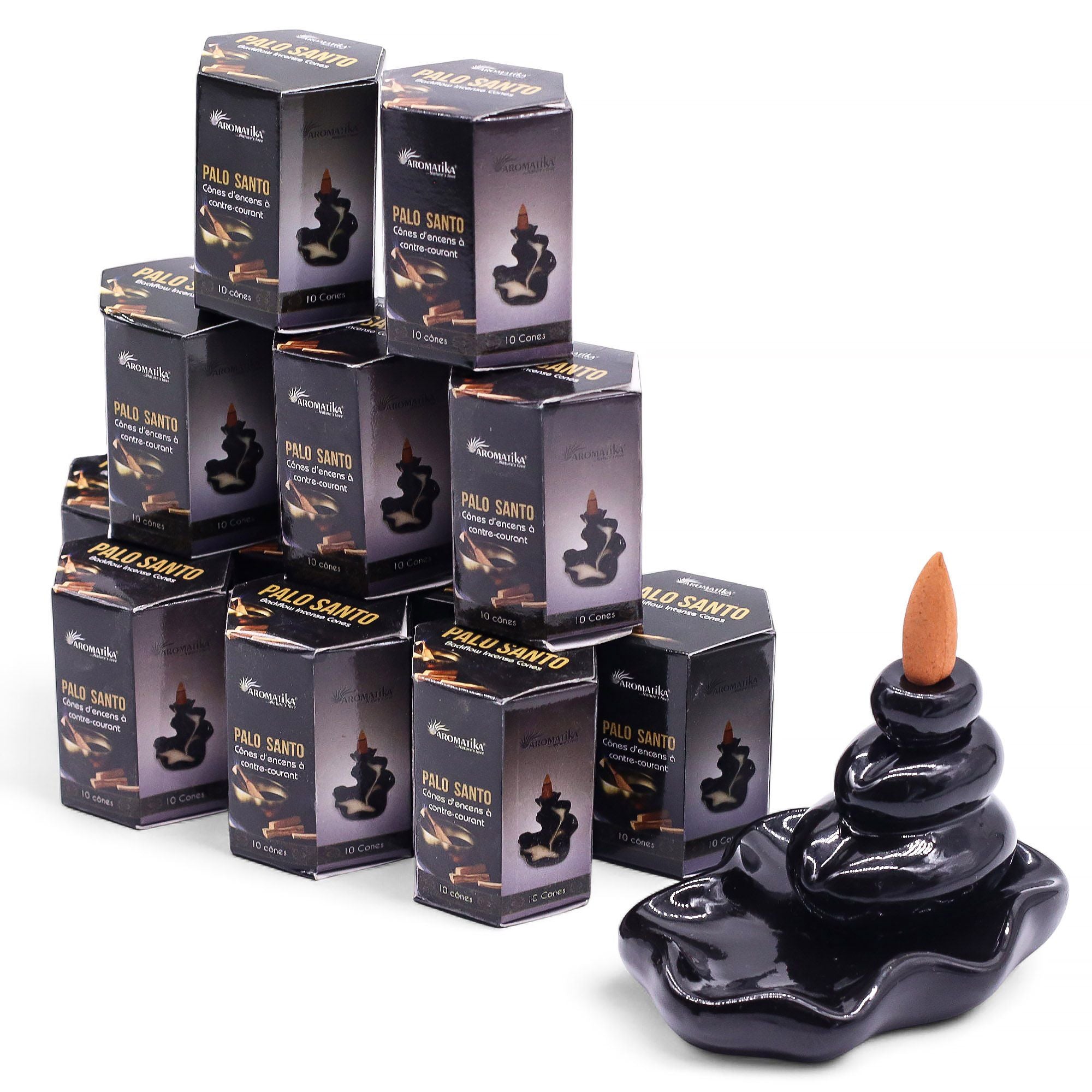 Masala Backflow Incense Cones - Palo Santo