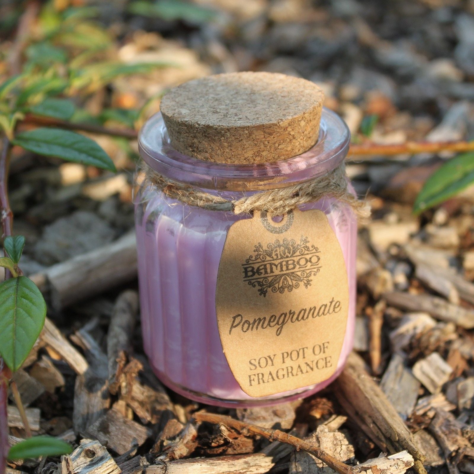 Soy Fragrance Candle Pot – Pomegranate