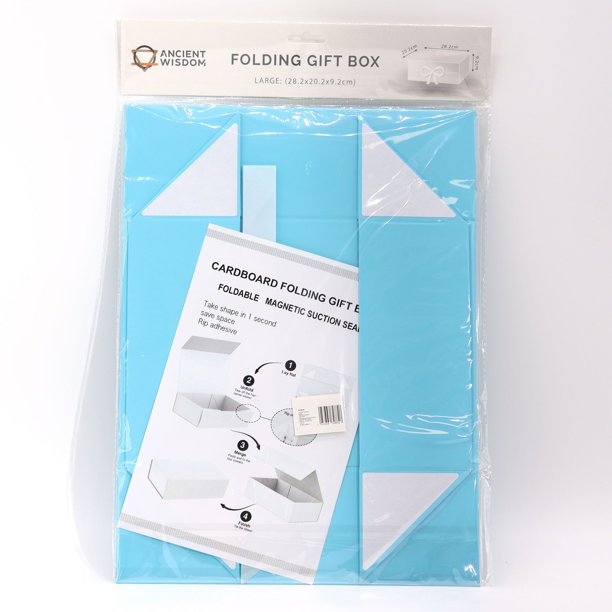 Flat Pack Gift Box - Large - Baby Blue
