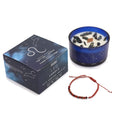 Zodiac Crystal Candle + Gemstone Bracelet - Leo