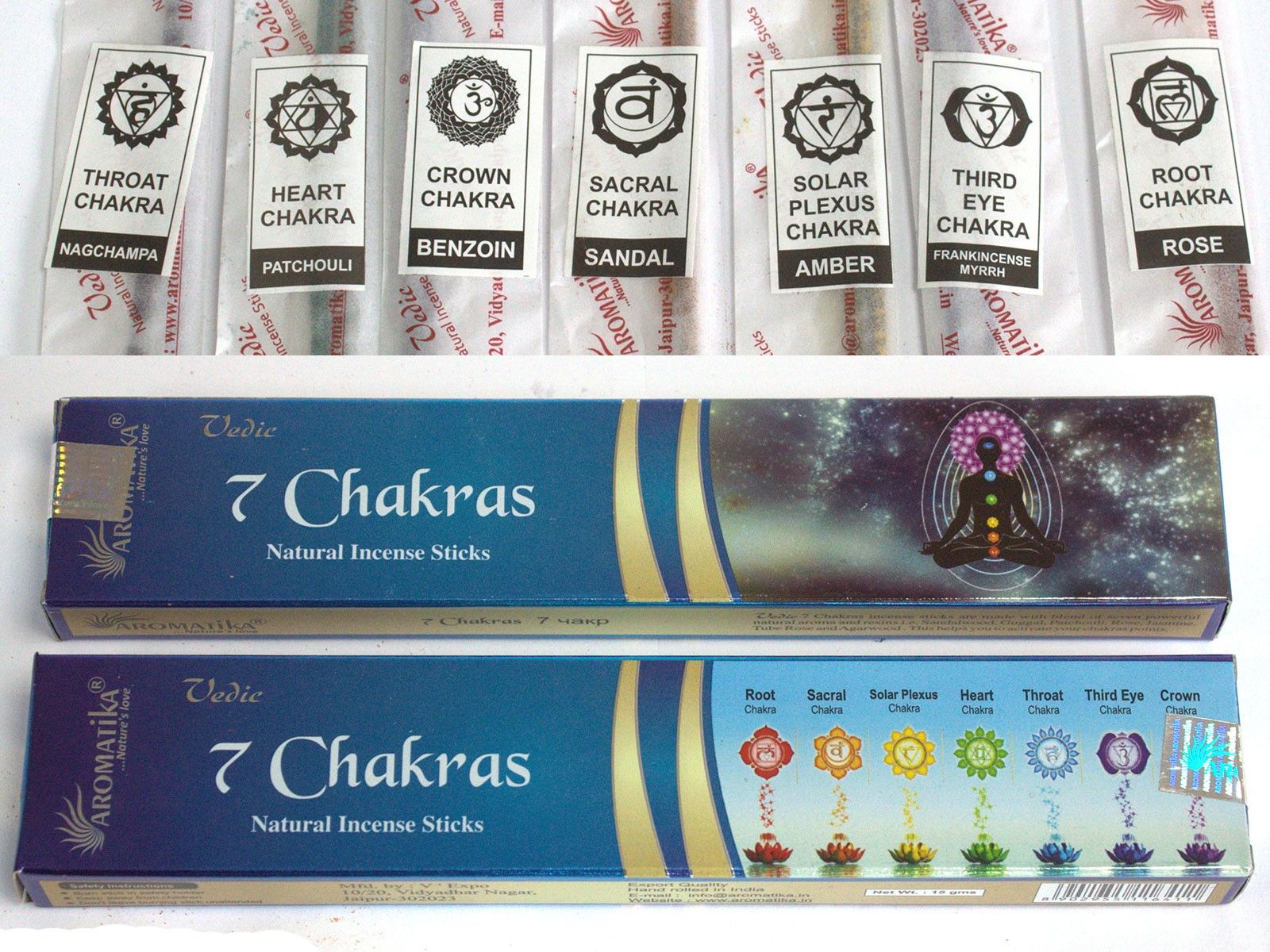 Vedic Incense Sticks - 7 Chakra