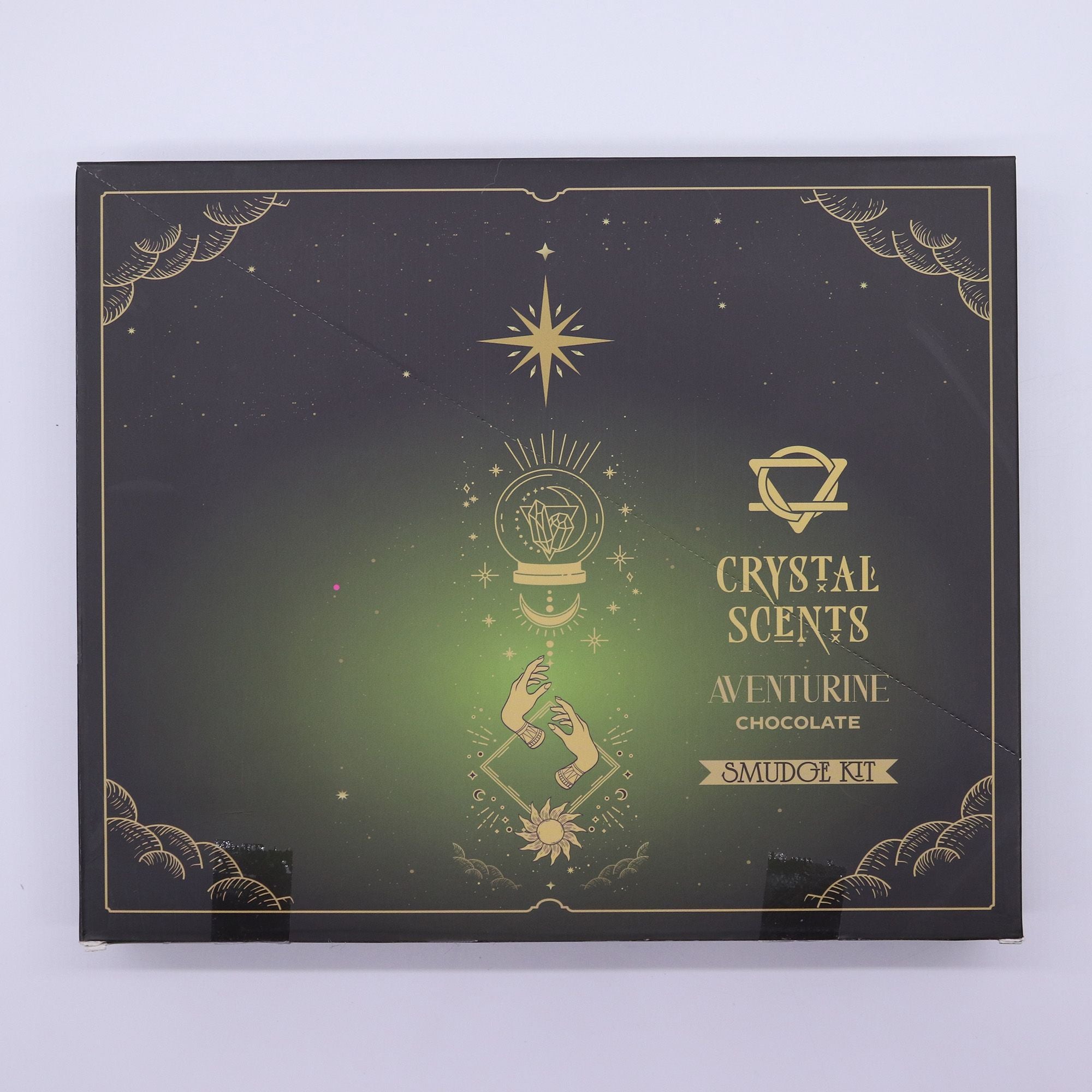Crystal Scents Smudge Incense - Aventurine - Chocolate
