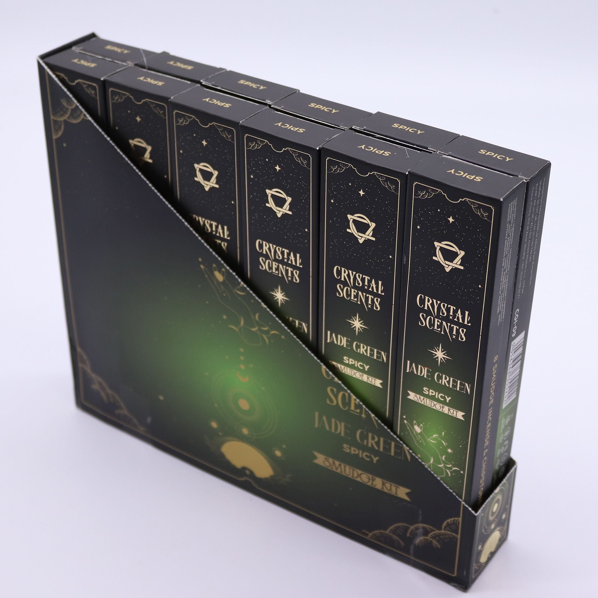 Crystal Scents Smudge Incense - Jade - Spicy