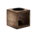 Mango Wood Oil Burner - Flower of Life